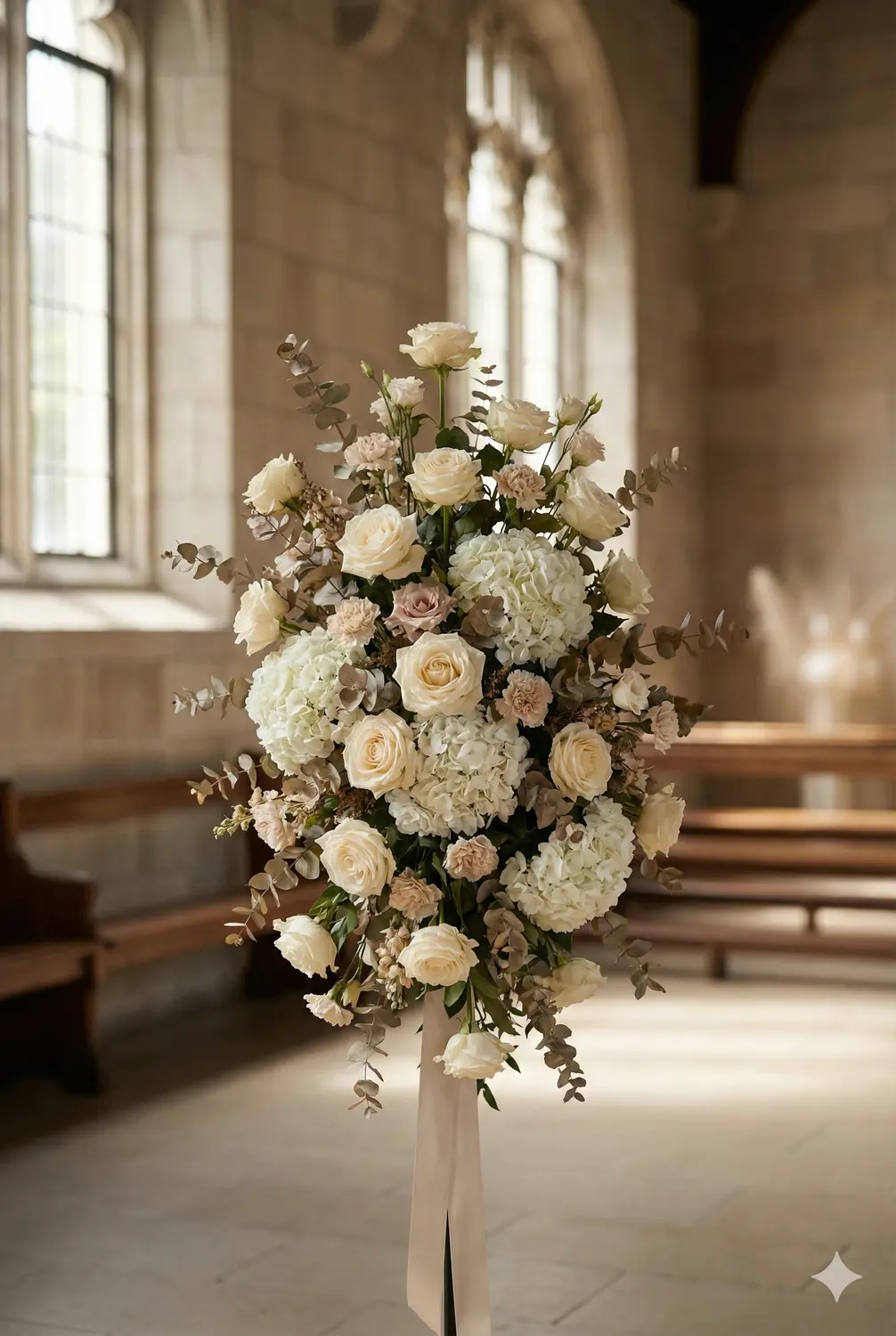 Signature funeral flower board sample